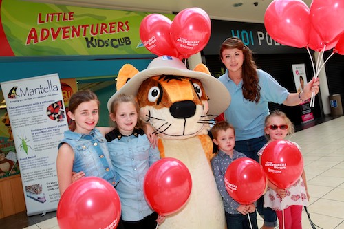 Rory the Tiger with Teagan, Keri, Bailey and Kacie O'Donoghue looking forward to the Safari Saturday's in Buttercrane shopping centre. Rory the Tiger with Teagan, Keri, Bailey and Kacie O'Donoghue looking forward to the Safari Saturday's in Buttercrane shopping centre.